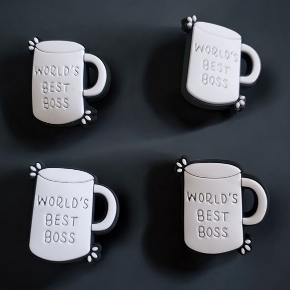 World's Best Boss Croc Charms - Picture 1 of 1